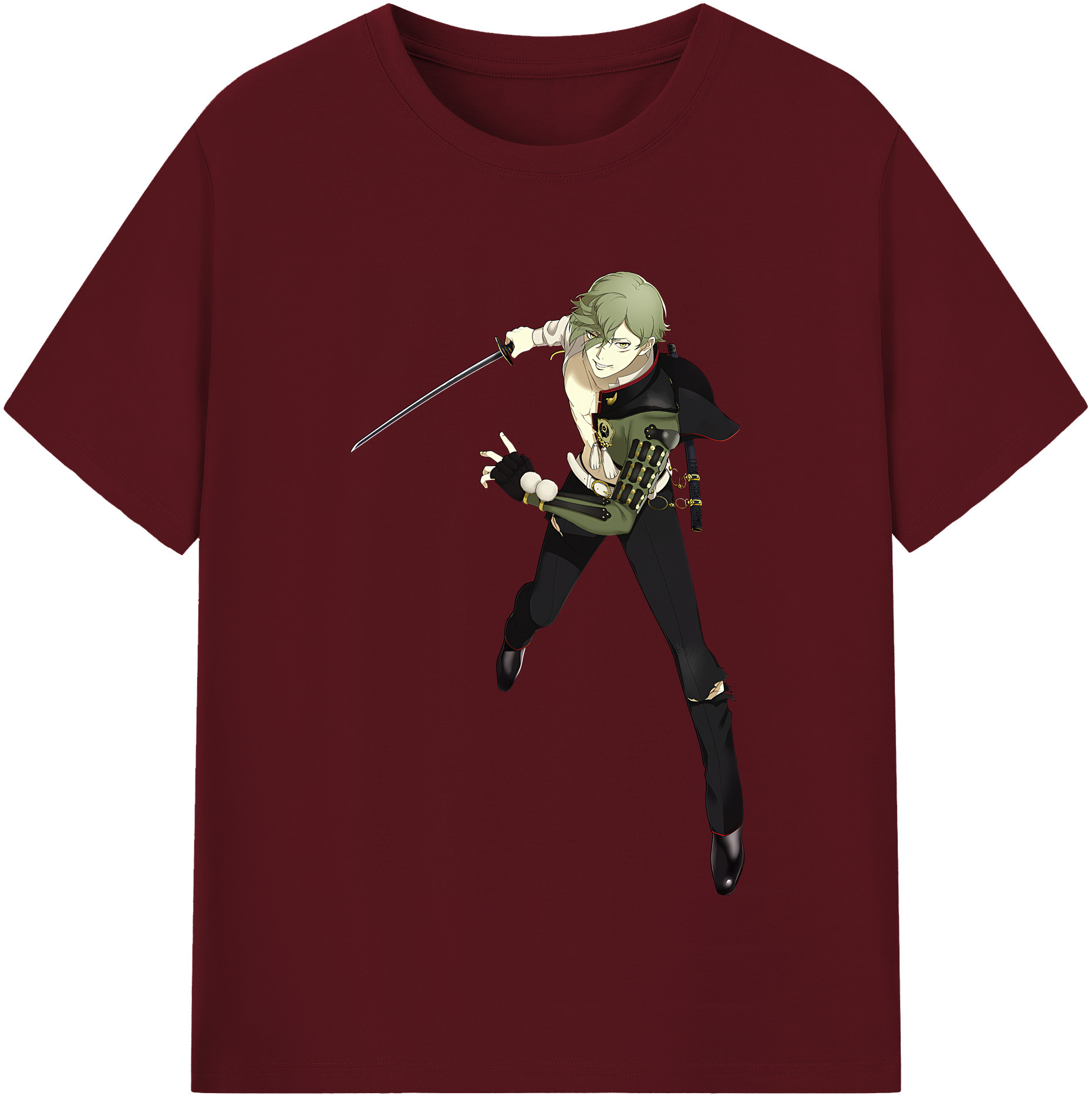 （画像用） 刀剣乱舞 Touken Ranbu 綿100％半袖Tシャツ（フロントプリント）